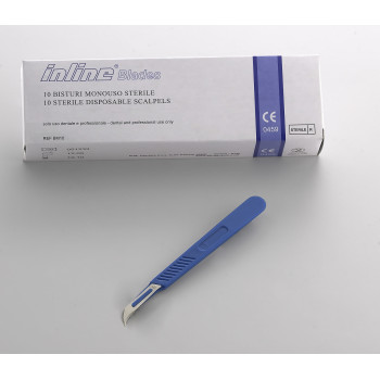 BISTURI INLINE STERIL 11 10P BM10/11