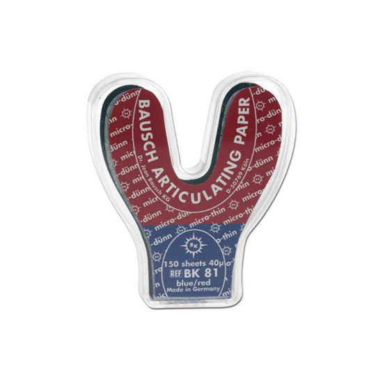 CARTA BAUSCH BK81 BLU/ROSSA A Y 60MY 100PZ FERRO DI CAVALLO PRESIDI MEDICI 011387 