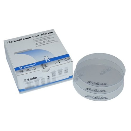 DISCHI ERKODUR 2MM D.521220 10PZ diametro 120mmTRASPARENTE